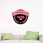 SOUTHWESTERN HEIGHTS HIGH MUSTANGS <span class="pdp-name-mascot">SOUTHWESTERN HEIGHTS HIGH MUSTANGS</span> Wall Decal - Circle With Banner Front Thumbnail