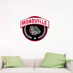 MEADVILLE HIGH SCHOOL BULLDOGS Wall Decal - Circle With Banner Front Thumbnail