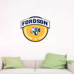 FORDSON HIGH SCHOOL TRACTORS ONLINE STORE <span class="pdp-name-mascot">FORDSON TRACTORS</span> Wall Decal - Circle With Banner Front Thumbnail