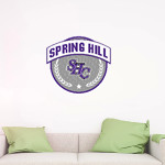 Spring Hill Badgers <span class="pdp-name-mascot">Spring Hill Badgers</span> Wall Decal - Circle With Banner Front Thumbnail