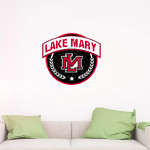 Lake Mary Rams Wall Decal - Circle With Banner Front Thumbnail