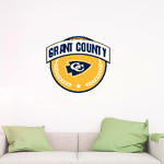 Grant County Braves The Official Online Store <span class="pdp-name-mascot">Grant County Braves</span> Wall Decal - Circle With Banner Front Thumbnail