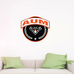 AUM Warhawks Wall Decal - Circle With Banner Front Thumbnail