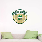 Fortune Academy Mighty Oaks online store Wall Decal - Circle With Banner Front Thumbnail