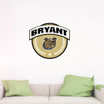 Bryant Bulldogs <span class="pdp-name-mascot">Bryant Bulldogs</span> Wall Decal - Circle With Banner Front Thumbnail