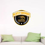 University of Wisconsin-Oshkosh Titans <span class="pdp-name-mascot">University of Wisconsin-Oshkosh Titans</span> Wall Decal - Circle With Banner Front Thumbnail