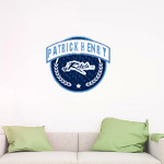 PATRICK HENRY HIGH SCHOOL REBELS <span class="pdp-name-mascot">PATRICK HENRY REBELS</span> Wall Decal - Circle With Banner Front Thumbnail