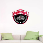 Boscobel Bulldogs Wall Decal - Circle With Banner Front Thumbnail