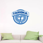 TAHOKA HIGH SCHOOL BULLDOGS <span class="pdp-name-mascot">TAHOKA BULLDOGS</span> Wall Decal - Circle With Banner Front Thumbnail