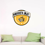 MAQUOKETA VALLEY HIGH SCHOOL WILDCATS <span class="pdp-name-mascot">MAQUOKETA VALLEY WILDCATS</span> Wall Decal - Circle With Banner Front Thumbnail