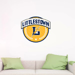 LITTLESTOWN HIGH SCHOOL THUNDERBOLTS Wall Decal - Circle With Banner Front Thumbnail