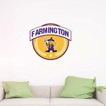 FARMINGTON HIGH SCHOOL FARMERS <span class="pdp-name-mascot">FARMINGTON FARMERS</span> Wall Decal - Circle With Banner Front Thumbnail