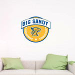 BIG SANDY HIGH SCHOOL WILDCATS <span class="pdp-name-mascot">BIG SANDY WILDCATS</span> Wall Decal - Circle With Banner Front Thumbnail