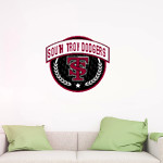 South Troy Dodgers Dodgers <span class="pdp-name-mascot">South Troy Dodgers</span> Wall Decal - Circle With Banner Front Thumbnail