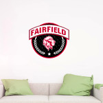 LEESBURG-FAIRFIELD HIGH SCHOOL LIONS <span class="pdp-name-mascot">LEESBURG - FAIRFIELD LIONS</span> Wall Decal - Circle With Banner Front Thumbnail