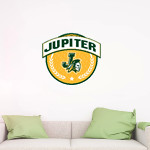 JUPITER HIGH SCHOOL WARRIORS <span class="pdp-name-mascot">JUPITER WARRIORS</span> Wall Decal - Circle With Banner Front Thumbnail
