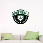 Archie Williams Falcons <span class="pdp-name-mascot">Sir Francis Drake Pirates</span> Wall Decal - Circle With Banner Front Thumbnail