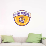 Rolling Meadows Mustangs <span class="pdp-name-mascot">Rolling Meadows High School Mustangs</span> Wall Decal - Circle With Banner Front Thumbnail