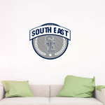 SOUTH EAST HIGH SCHOOL JAGUARS <span class="pdp-name-mascot">SOUTH EAST JAGUARS</span> Wall Decal - Circle With Banner Front Thumbnail