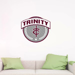 Trinity Warriors <span class="pdp-name-mascot">Trinity Christian Warriors</span> Wall Decal - Circle With Banner Front Thumbnail