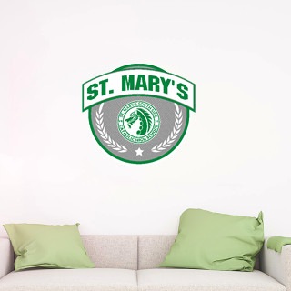 Wall Decal - Circle With Banner