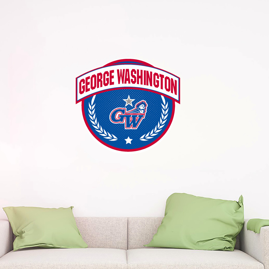 GEORGE WASHINGTON HIGH SCHOOL PATRIOTS Wall Decal - Circle With Banner