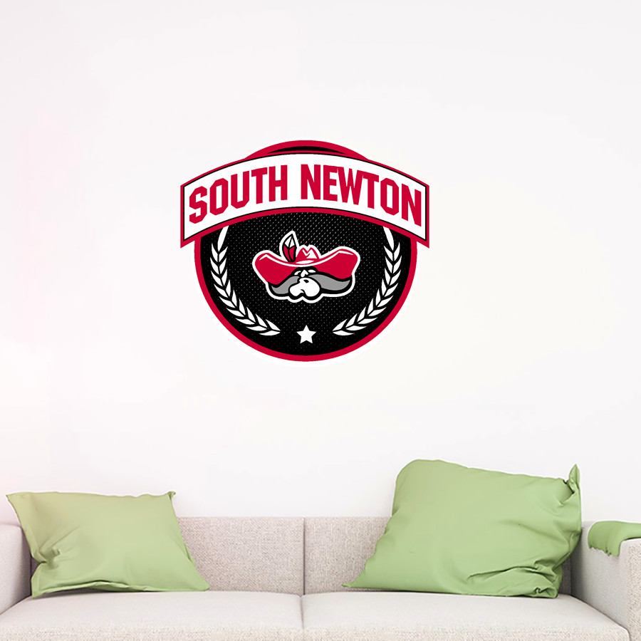 South Newton Rebels <span class="pdp-name-mascot">South Newton Rebels</span> Wall Decal - Circle With Banner