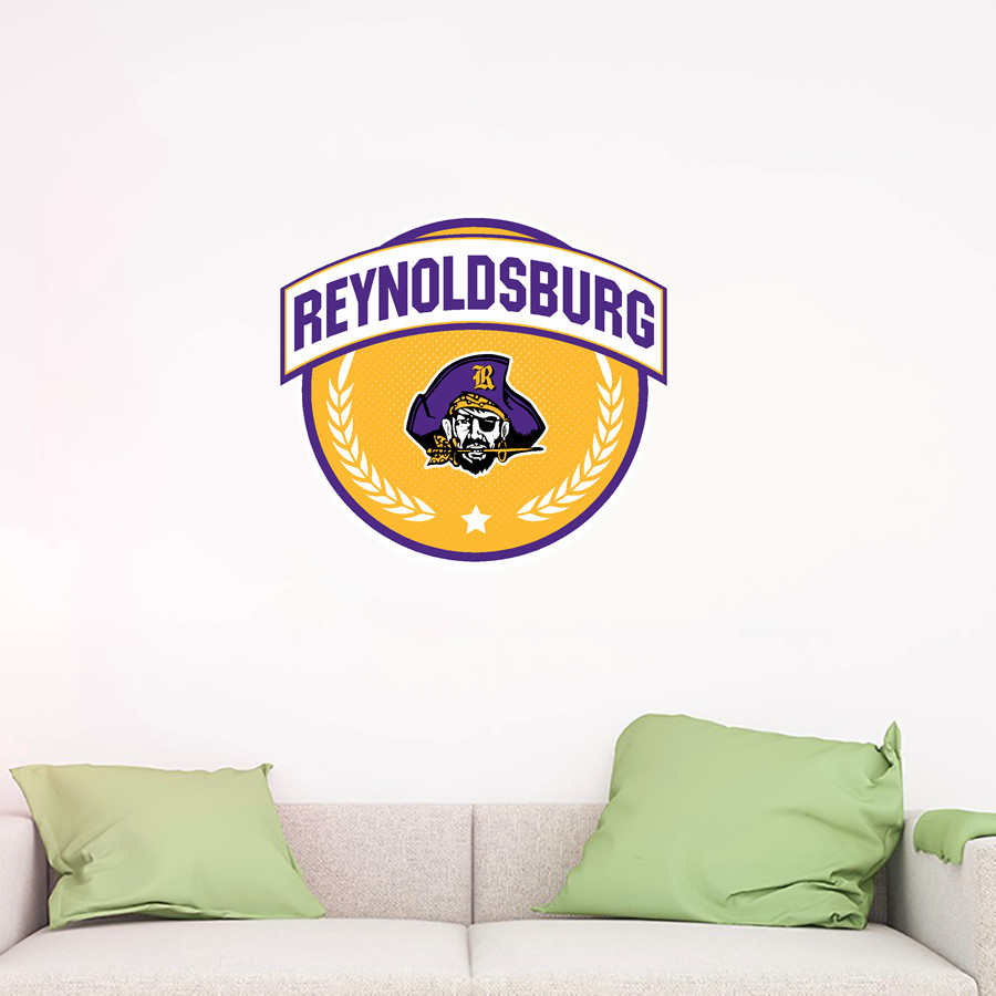REYNOLDSBURG RAIDERS The Official Online Store <span class="pdp-name-mascot">REYNOLDSBURG RAIDERS</span> Wall Decal - Circle With Banner