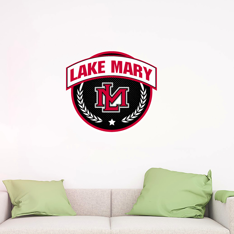 Lake Mary Rams Wall Decal - Circle With Banner