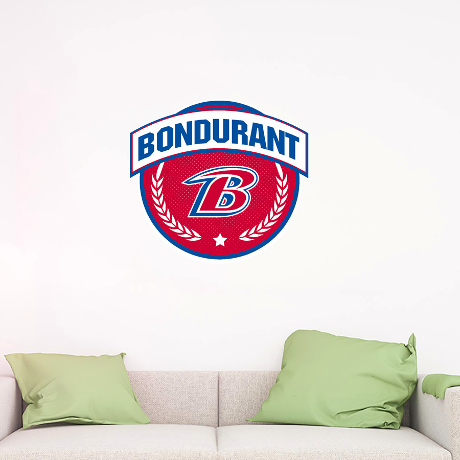 Bondurant Braves Wall Decal - Circle With Banner