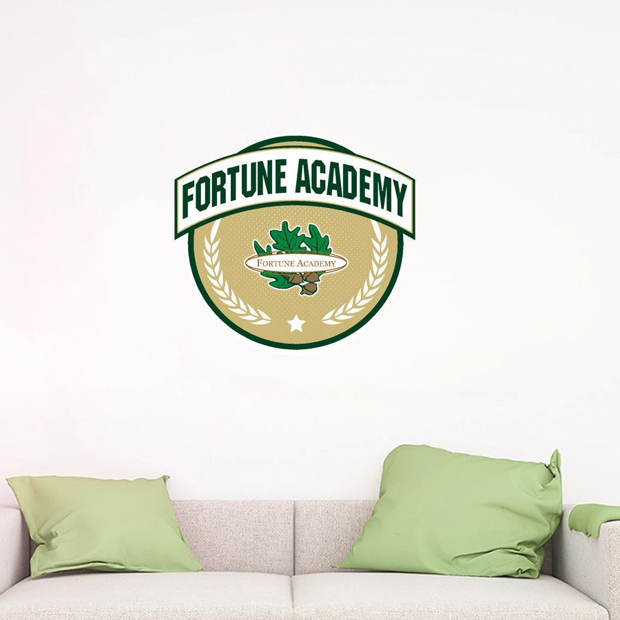 Fortune Academy Mighty Oaks online store Wall Decal - Circle With Banner