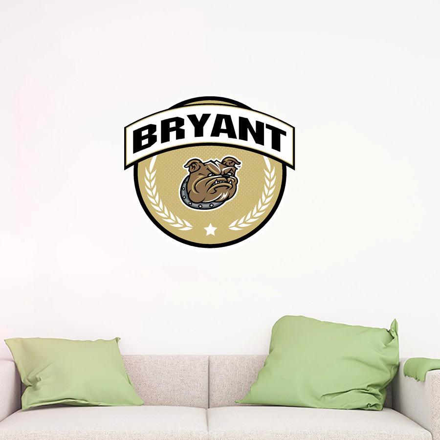 Bryant Bulldogs <span class="pdp-name-mascot">Bryant Bulldogs</span> Wall Decal - Circle With Banner