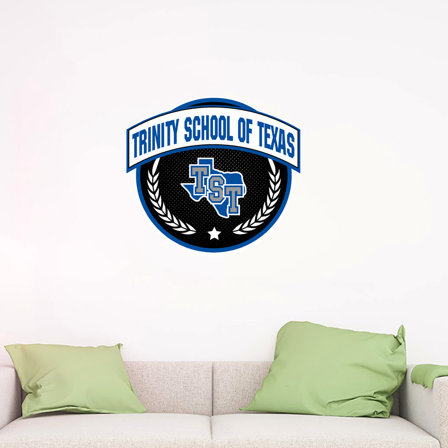 TRINITY SCHOOL OF TEXAS TITANS Wall Decal - Circle With Banner