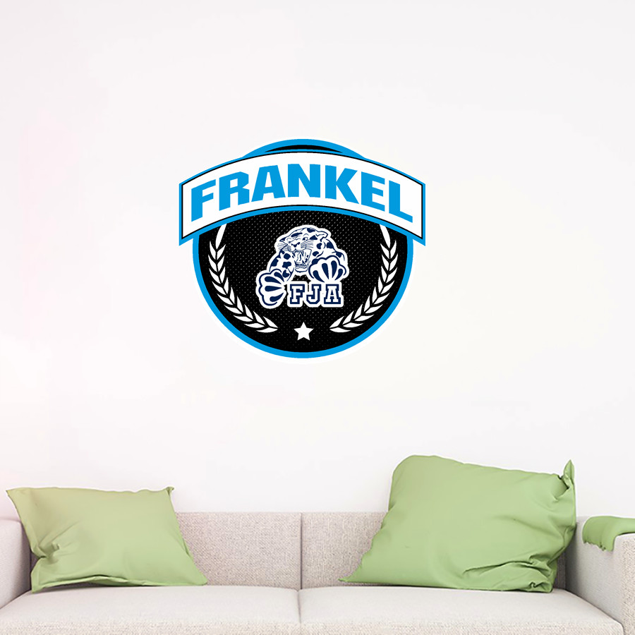 Frankel Jewish Academy Jaguars official sideline store <span class="pdp-name-mascot">Frankel Jewish Academy Jaguars</span> Wall Decal - Circle With Banner