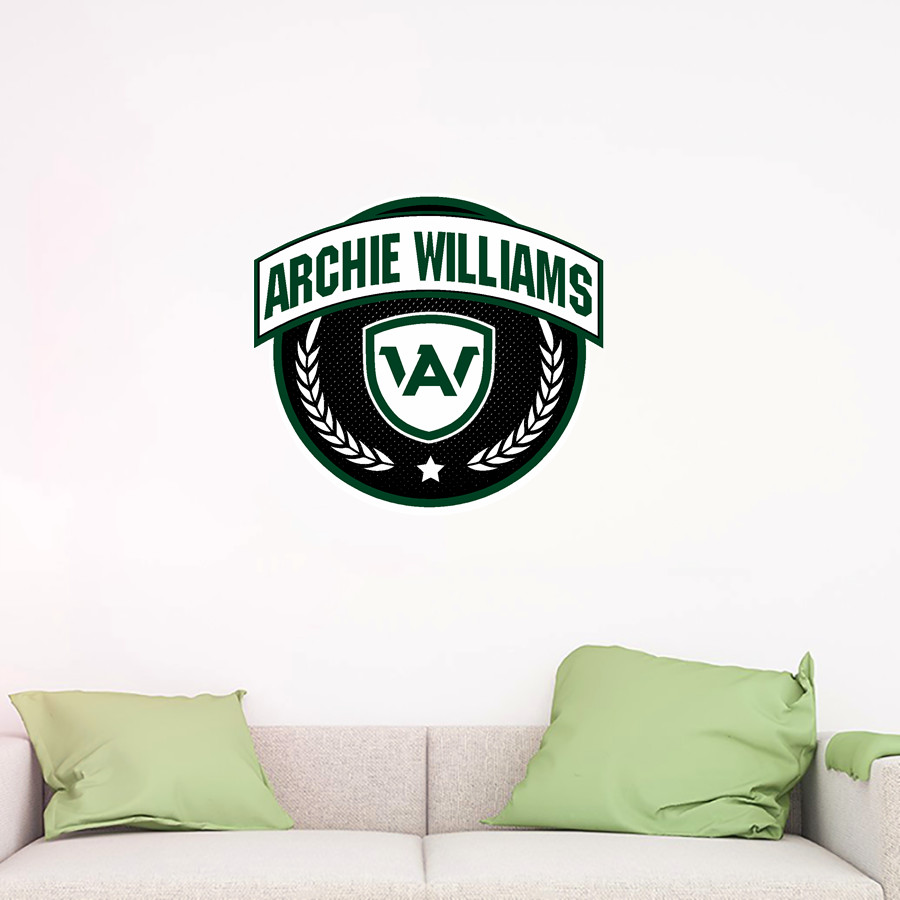 Archie Williams Falcons <span class="pdp-name-mascot">Sir Francis Drake Pirates</span> Wall Decal - Circle With Banner