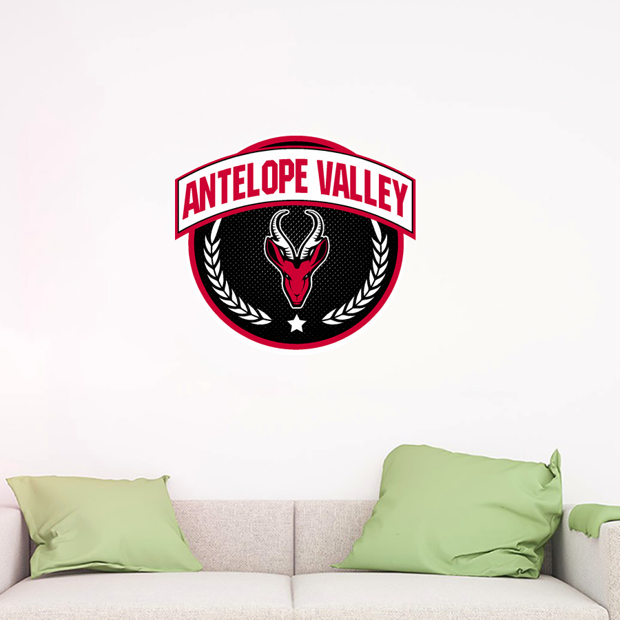 ANTELOPE VALLEY HIGH SCHOOL ANTELOPES <span class="pdp-name-mascot">ANTELOPE VALLEY ANTELOPES</span> Wall Decal - Circle With Banner