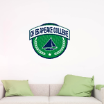Chesapeake College Skipjacks <span class="pdp-name-mascot">Chesapeake Skipjacks</span> Wall Decal - Circle With Banner Front Thumbnail