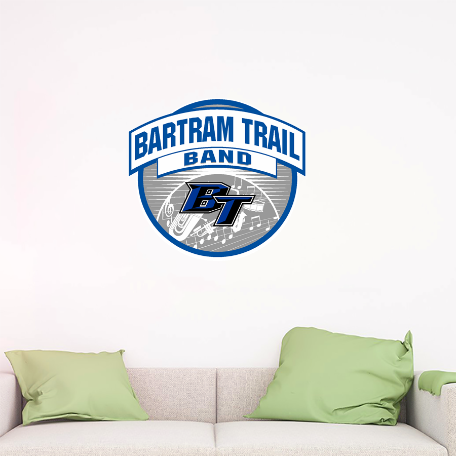 Bartram Trail Bears <span class="pdp-name-mascot">Bartram Trail Bears</span> Wall Decal - Circle With Banner