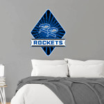 ROBINSON HIGH SCHOOL ROCKETS <span class="pdp-name-mascot">ROBINSON ROCKETS</span> Wall Decal - Diamond With Banner Front Thumbnail