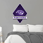 Glencoe-Silver Lake Panthers Wall Decal - Diamond With Banner Front Thumbnail
