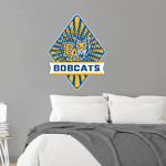 BACON ACADEMY BOBCATS Wall Decal - Diamond With Banner Front Thumbnail