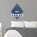 DUBOIS CHRISTIAN SCHOOLS EAGLES Wall Decal - Diamond With Banner Front Thumbnail