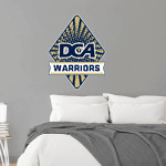 DANVILLE CHRISTIAN ACADEMY WARRIORS <span class="pdp-name-mascot">DANVILLE CHRISTIAN WARRIORS</span> Wall Decal - Diamond With Banner Front Thumbnail