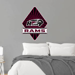 SOUTHWEST LEADERSHIP ACADEMY RAMS Wall Decal - Diamond With Banner Front Thumbnail