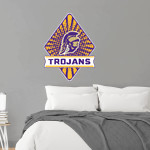 TROY-BUCHANAN HIGH SCHOOL TROJANS <span class="pdp-name-mascot">TROY - BUCHANAN TROJANS</span> Wall Decal - Diamond With Banner Front Thumbnail