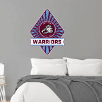 Perspectives Warriors Wall Decal - Diamond With Banner Front Thumbnail