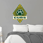 Catholic High home of the Cubs <span class="pdp-name-mascot">Catholic High Cubs</span> Wall Decal - Diamond With Banner Front Thumbnail