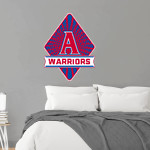 Alamance Christian Warriors Wall Decal - Diamond With Banner Front Thumbnail