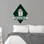 Delphian Dragons Wall Decal - Diamond With Banner Front Thumbnail
