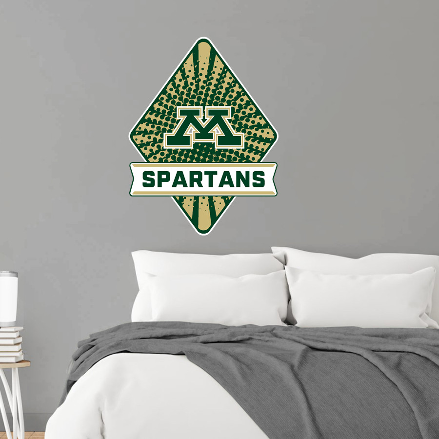 Mayo Spartans <span class="pdp-name-mascot">Mayo Spartans</span> Wall Decal - Diamond With Banner
